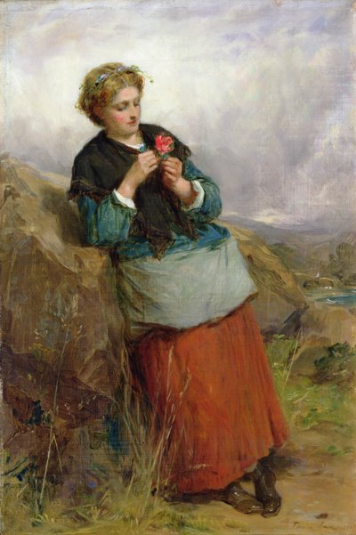 The Flower of Dunblane by Thomas Faed